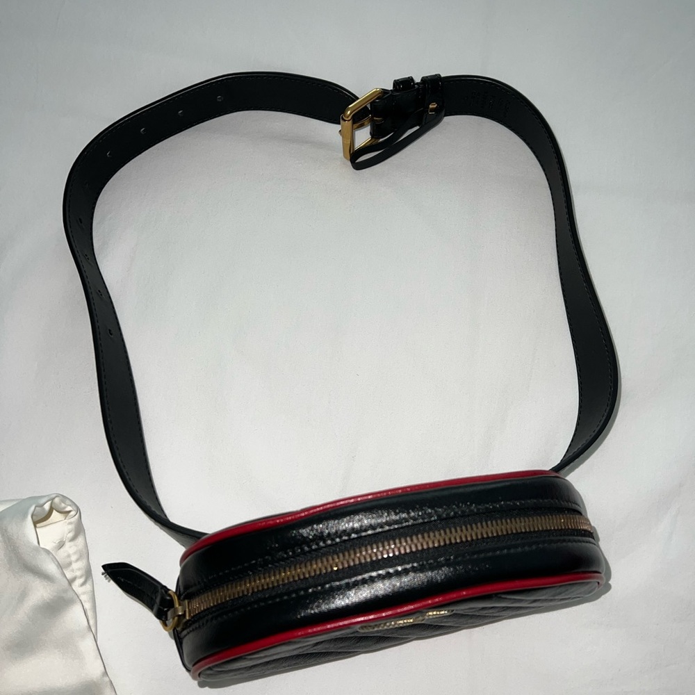 Gucci Marmont Leather Belt Bag - Picture 4 of 9